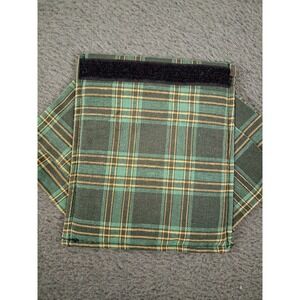 Longaberger Handle Gripper Traditions Green Tartan Plaid Christmas‎ Holidays NEW